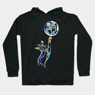 Single Line - Energy of the world (White) Hoodie